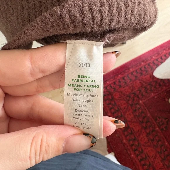 Women's Ribbed Knit Sweater - Mauve - Picture 3 of 3